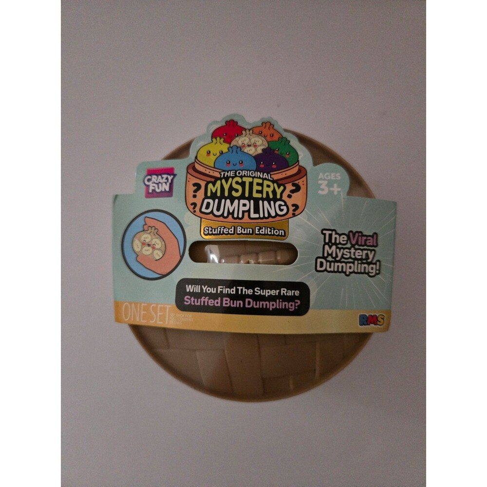 New Sealed RMS Crazy Fun Stuffed Bun Edition Original Mystery Dumpling